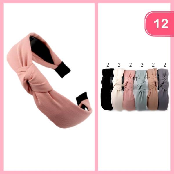 KNOTTED HEADBAND (12 UNITS)