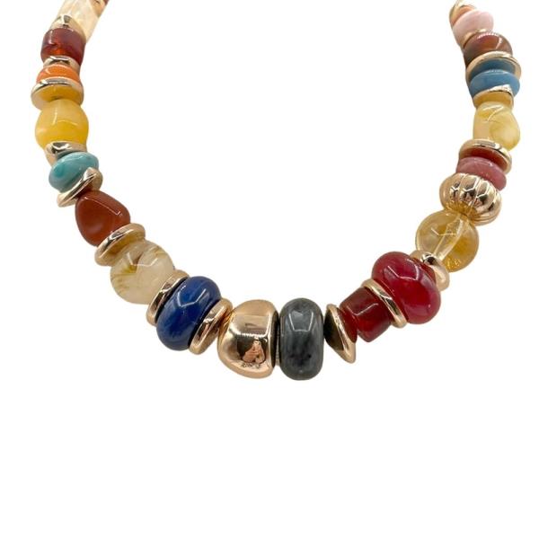 MULTI BEAD NECKLACE