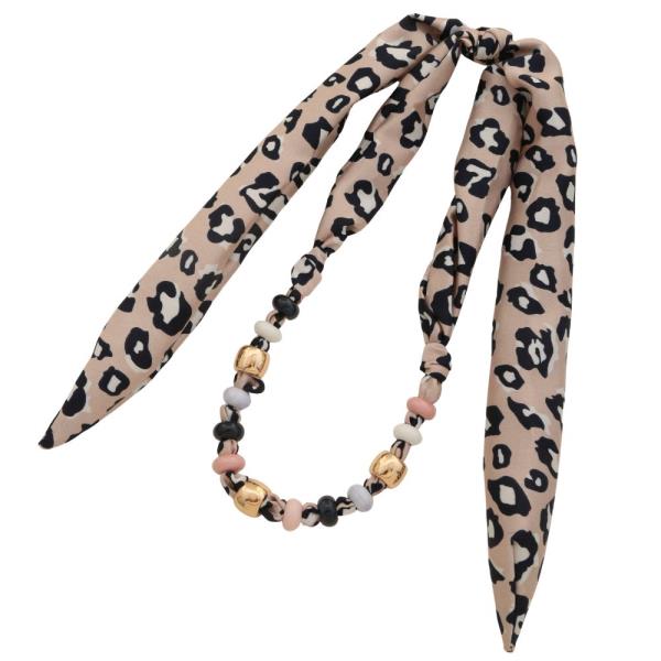 SCARF BEADS NECKLACE