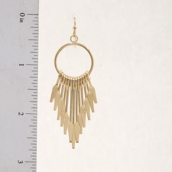 METAL DANGLE EARRING