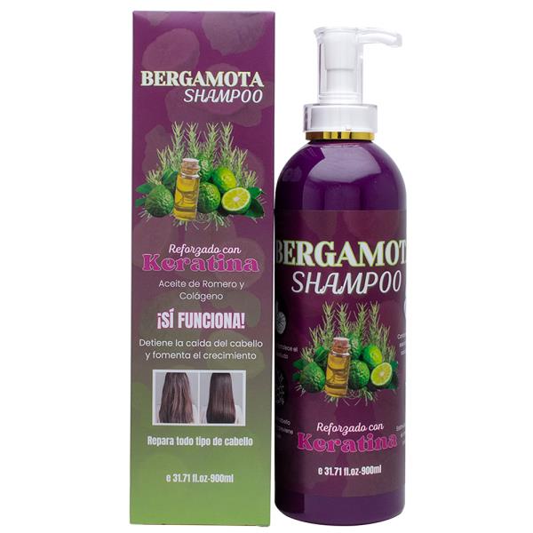 BERGAMOT SHAMPOO REINFORCED WITH KERATIN
