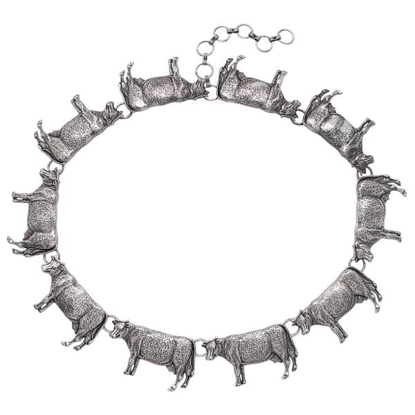 METAL COW BELT LXL SIZE