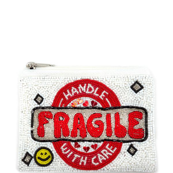 SEED BEAD FRAGILE COIN PURSE