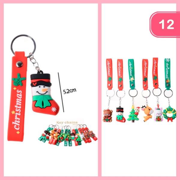 CHRISTMAS KEYCHAIN (12 UNITS)