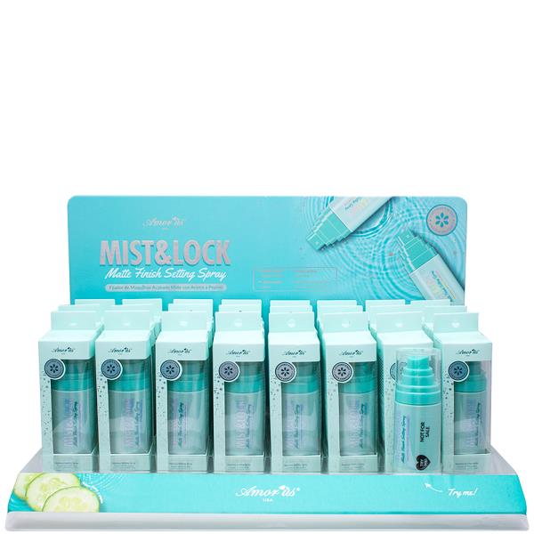 AMORUS MIST AND LOCK MATTE FINISH SETTING SPRAY WITH TESTER (24 UNITS)