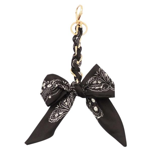 BANDANA SCARF BOW BAG CHARM