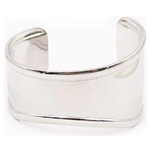 STAINLESS STEEL WIDE CUFF BRACELET
