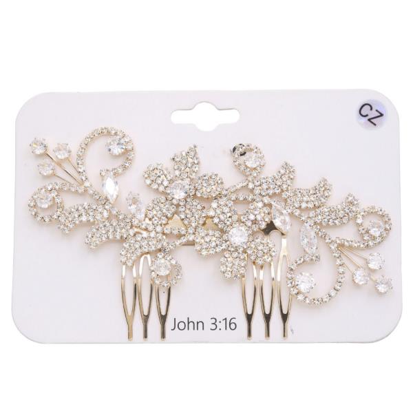 RHINESTONE COMB HAIR PIECE