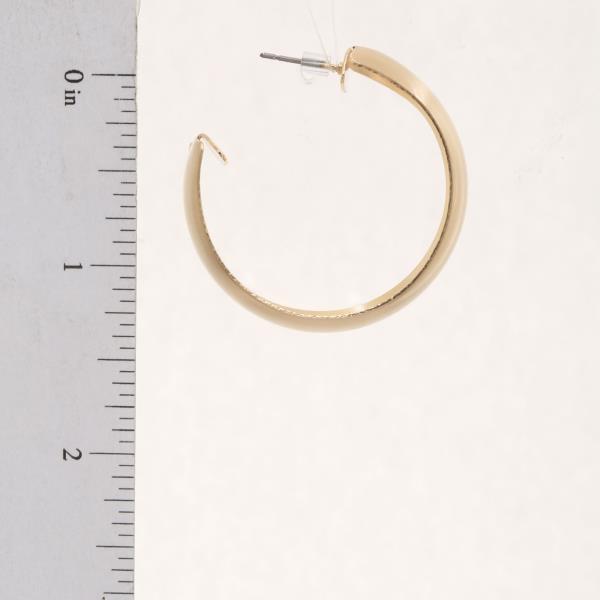 WIDE OPEN HOOP EARRING