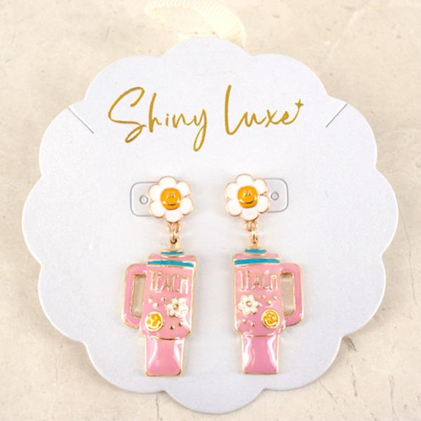 TEACH DANGLE THERMOS EARRINGS