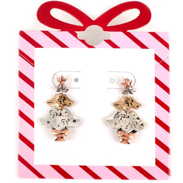 DANGLE METAL CHRISTMAS TREE