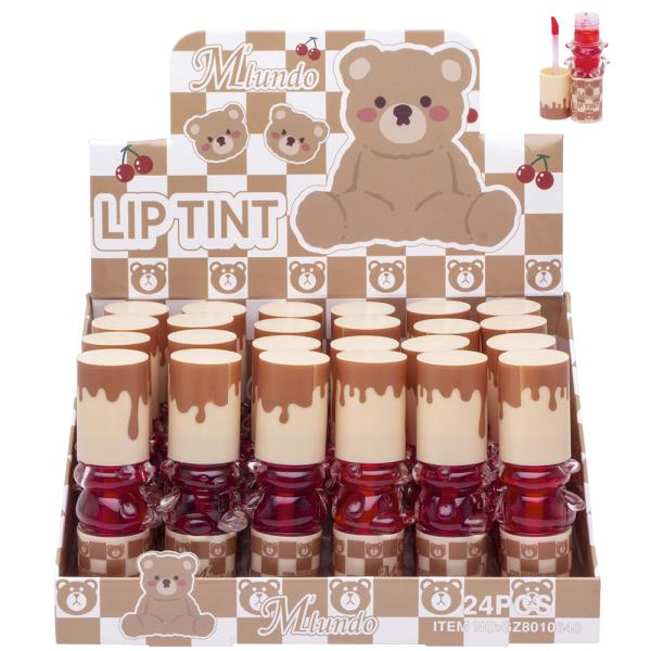 CUTE BEARS CHERRY LIP TINT (24 UNITS)