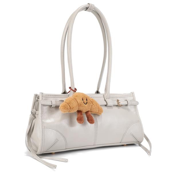 STYLISH BUCKLE DESIGN SHOULDER BAG W DOLL