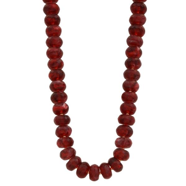 ACETATE BEADED NECKLACE