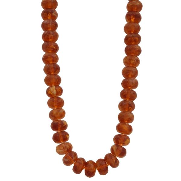 ACETATE BEADED NECKLACE