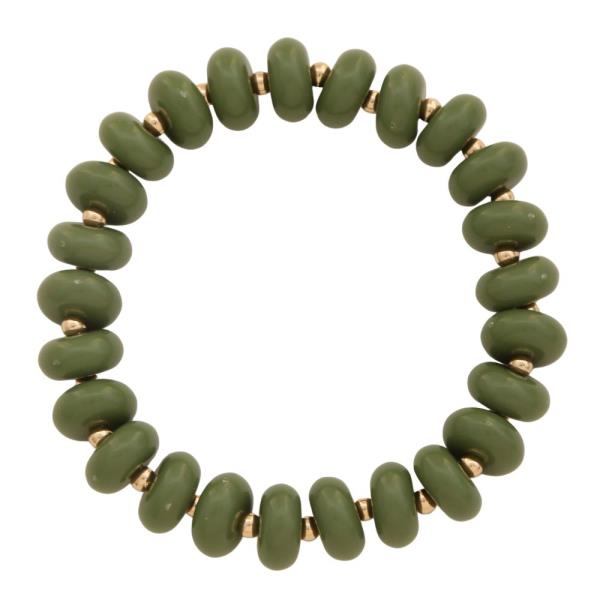 ACETATE BEAD BRACELET