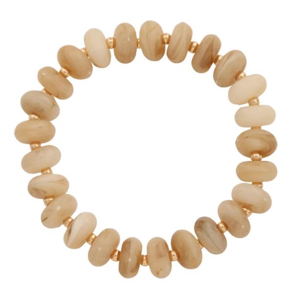 ACETATE BEAD BRACELET