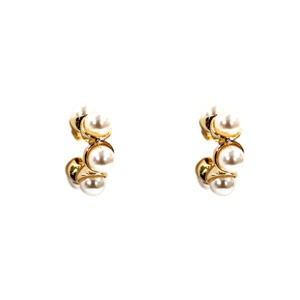 PEARL HOOP EARRING