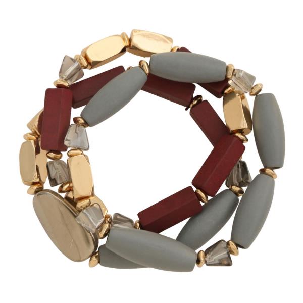 MIXED BEAD BRACELET SET