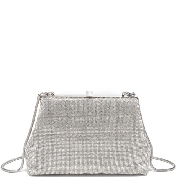 RHINESTONE ALL OVER QUILTED DESIGN KARLA EVENING BAG