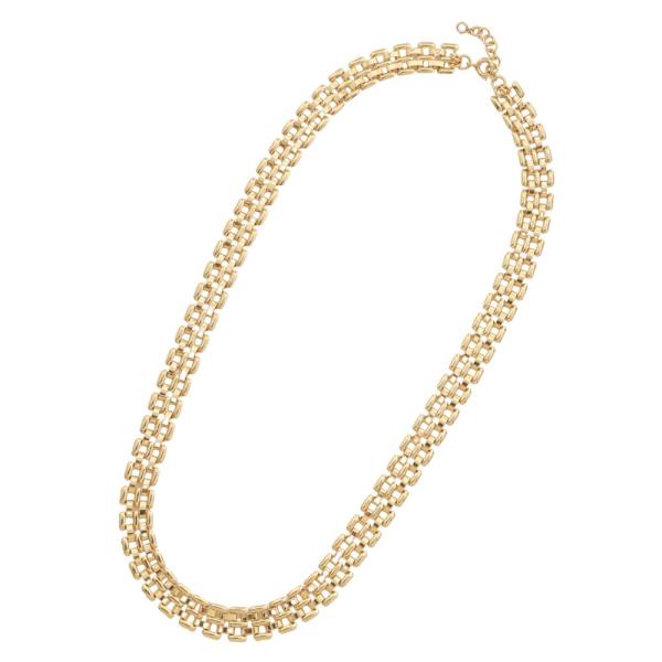 METAL CHAIN GOLD DIPPED NECKLACE
