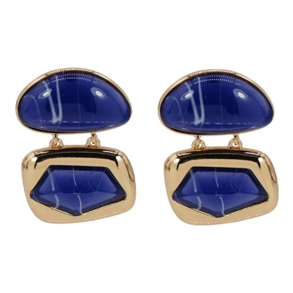 ACRYLIC TEARDROP STUD EARRING