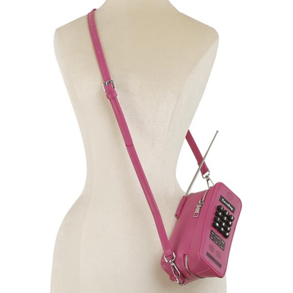 VINTAGE TELEPHONE SHAPED CROSSBODY BAG