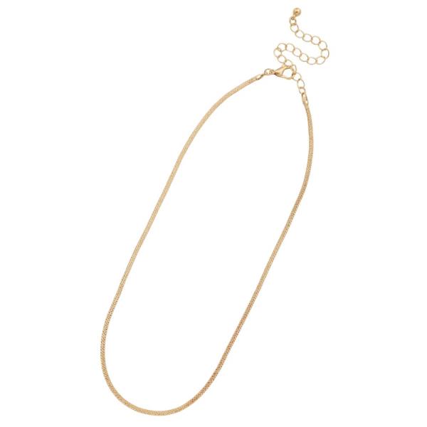DAINTY CHAIN METAL NECKLACE