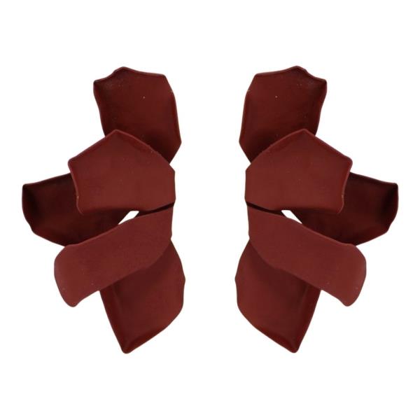 ACRYLIC LAYERED PETAL STUD EARRING