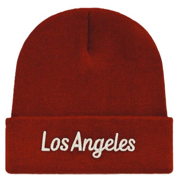 LOS ANGELES EMBROIDERED BEANIE