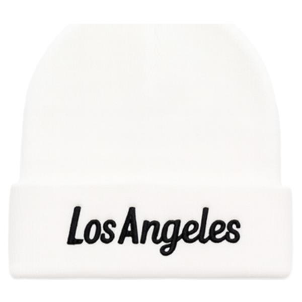 LOS ANGELES EMBROIDERED BEANIE