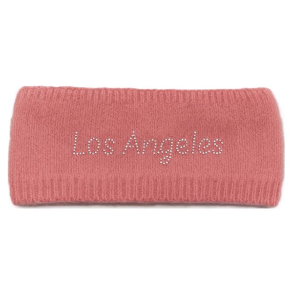 RHINESTONE LOS ANGELES LOGO HEADWRAP