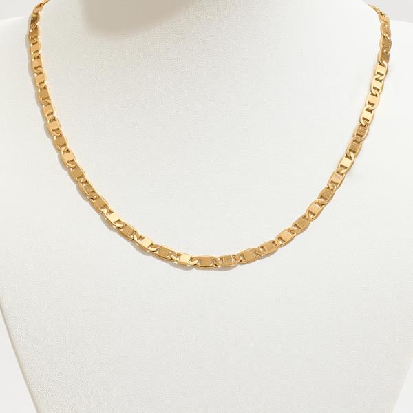GOLD DIPPED BOLDTWIST GOLD CHAIN NECKLACE