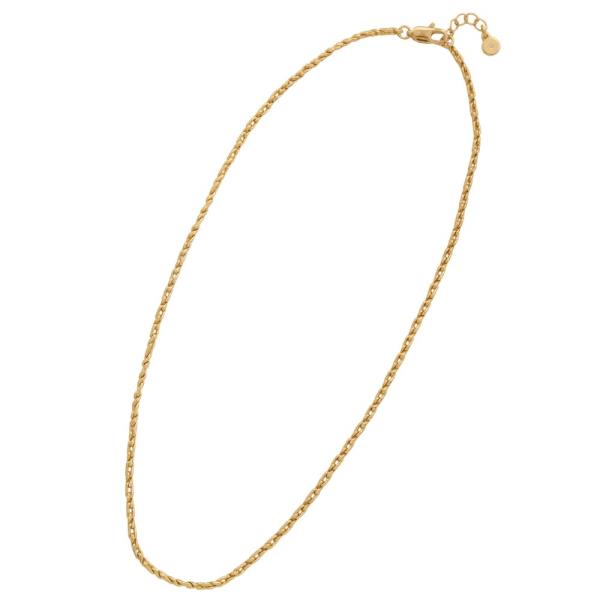 ROPE LINK METAL NECKLACE