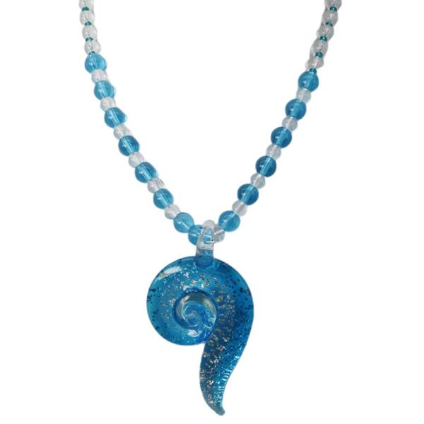 SEASHELL PENDANT BEADED NECKLACE