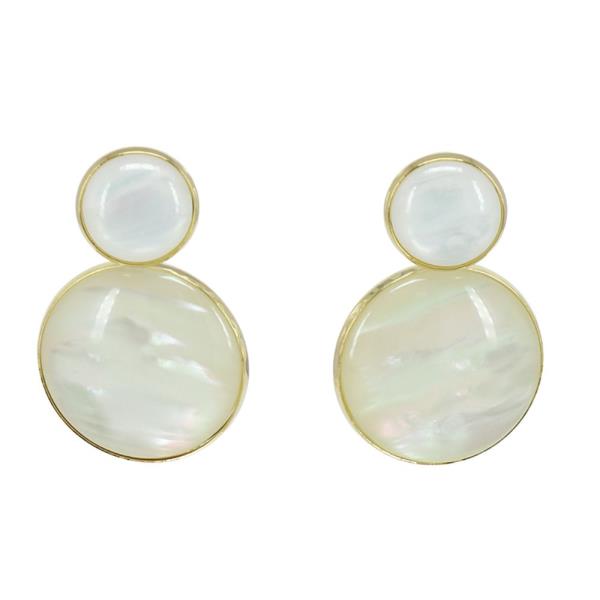 ACETATE CIRCLE LINK EARRING