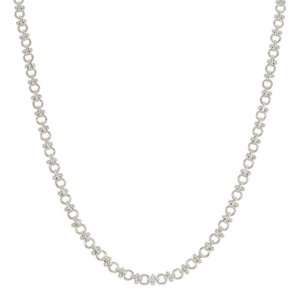 SMALL ROUND CALL BAR CONNECTED  FLAT CHAIN