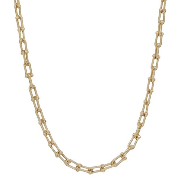 METAL TIFFANY CHAIN SHORT NECKLACE