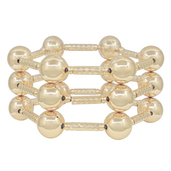 CCB PIPE METAL STRETCH BRACELET