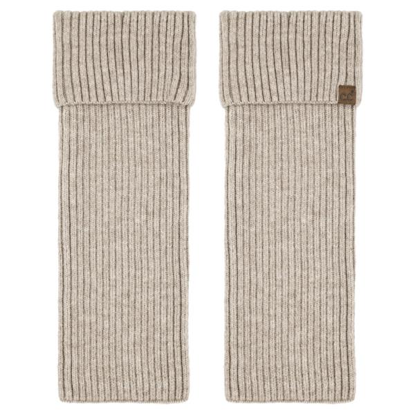 CC SOILED COLOR VERTICAL RIB KNIT PATTERN LEG WARMERS