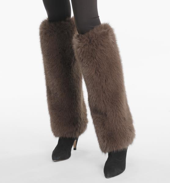CC FAUX FUR LEG WARMERS