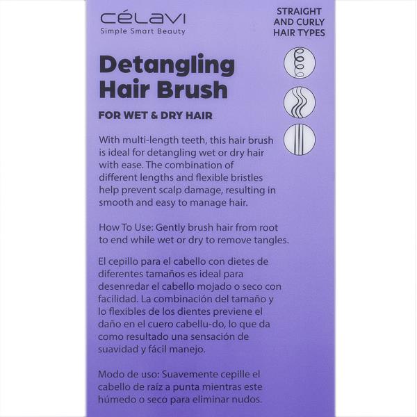CELAVI DETANGLING HAIR BRUSH COSMIC