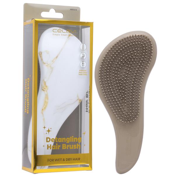 CELAVI DETANGLING HAIR BRUSH MARBLE