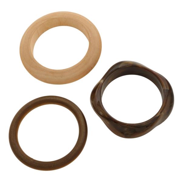 RESIN BANGLE BRACELET SET