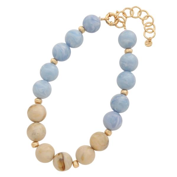 ACETATE BEADED NECKLACE