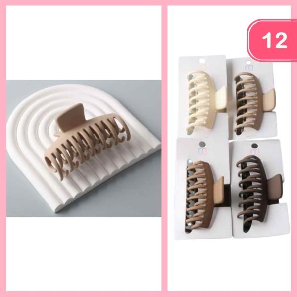 ALTERING ROUND COMB CLAW CLIP (12 UNITS)