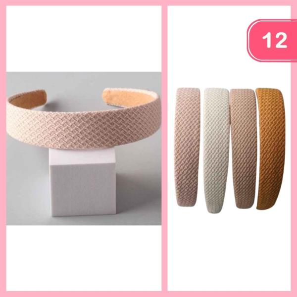 KNIT CLASSIC HEADBAND (12 UNITS)