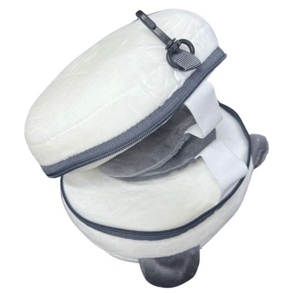 PENGUIN 2-IN-1 TRAVEL PILLOW WITH SLEEP MASK