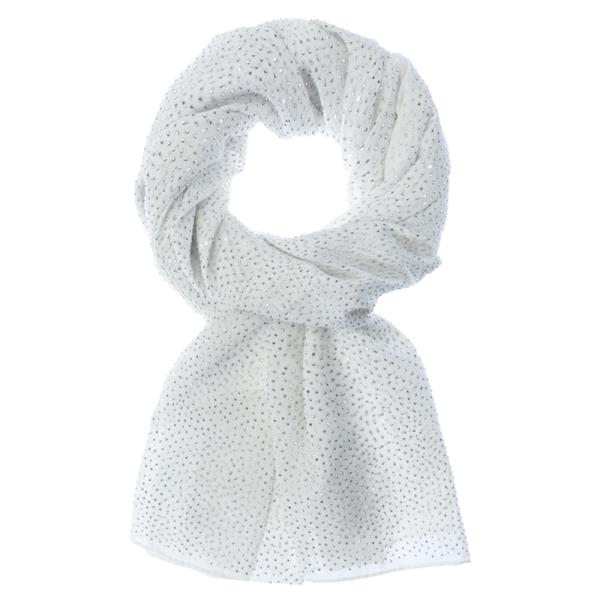 GLITTER DETAIL LIGHTWEIGHT OBLONG SCARF