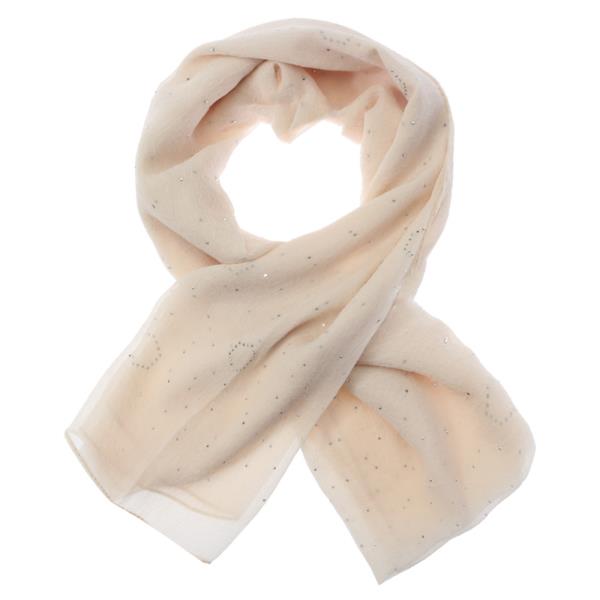 RHINESTONE ACCENT LIGHTWEIGHT OBLONG SCARF